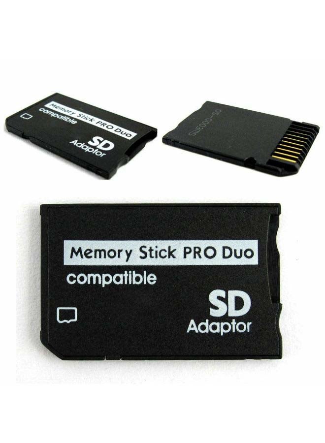 PSP Memory Stick Single Card Holder Black