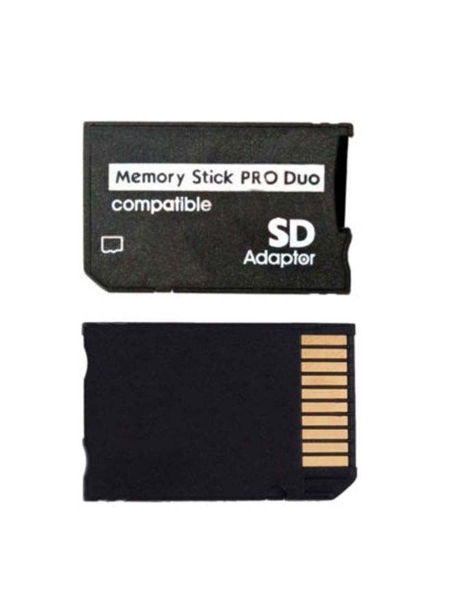 PSP Memory Stick Single Card Holder Black