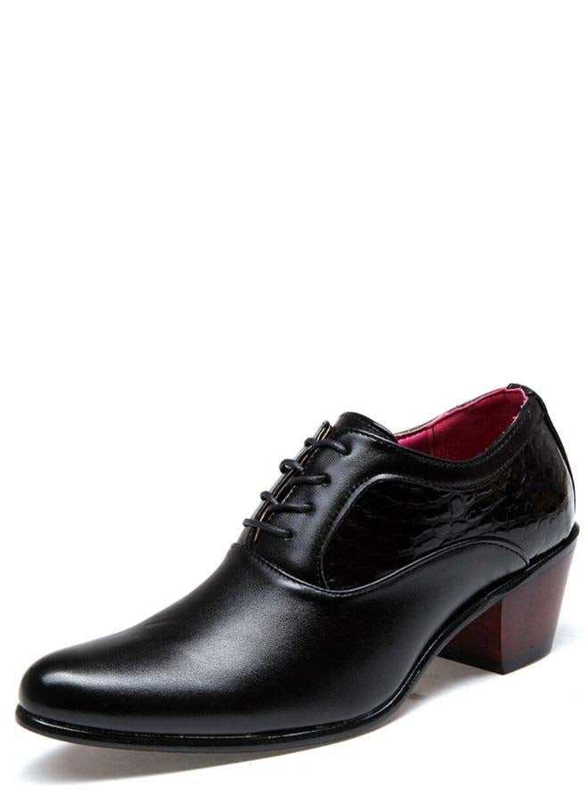 Generic - Men's Derby Shoes Black/ - Image 1