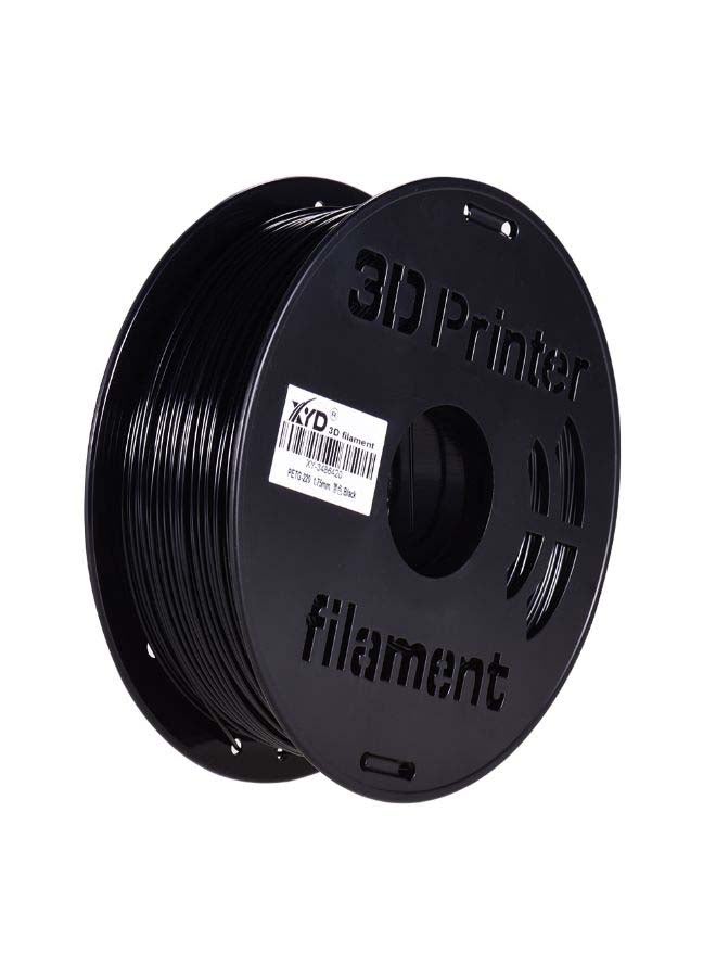 PETG 3D Printer Filament Black - Image 2