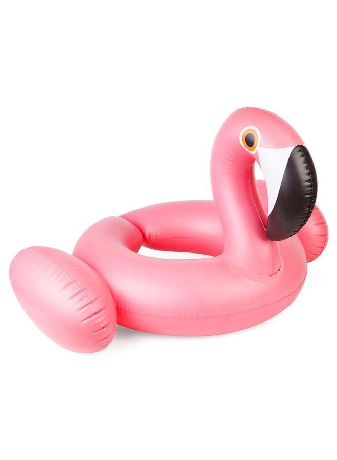 Inflatable Flamingo Shaped Pool Ride-on Swimming Ring 12x5x12cm - Image 1