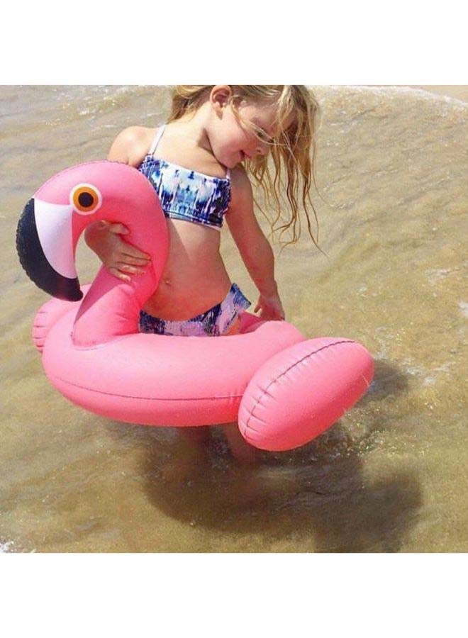 Inflatable Flamingo Shaped Pool Ride-on Swimming Ring 12x5x12cm - Image 3