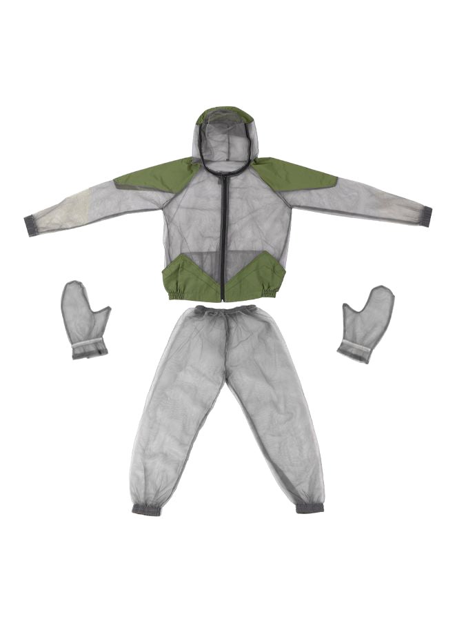 Generic Outdoor Mosquito Repellent Fishing Suit With Glove XXXL - Image 1