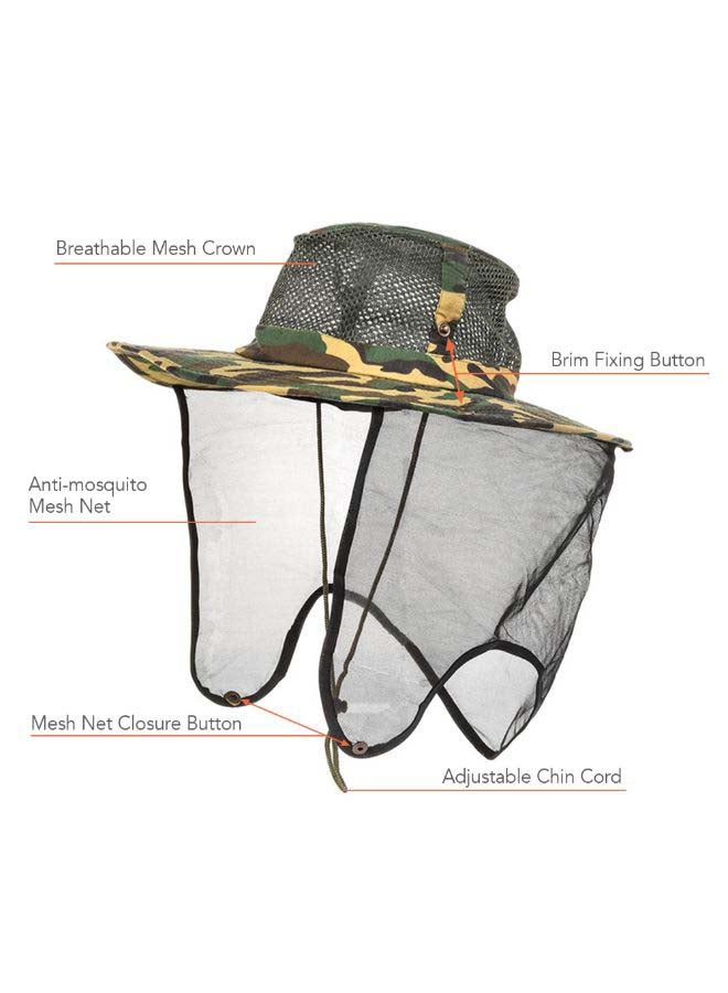Generic Outdoor Fishing Jacket Vest With Sun Hat  - Image 3