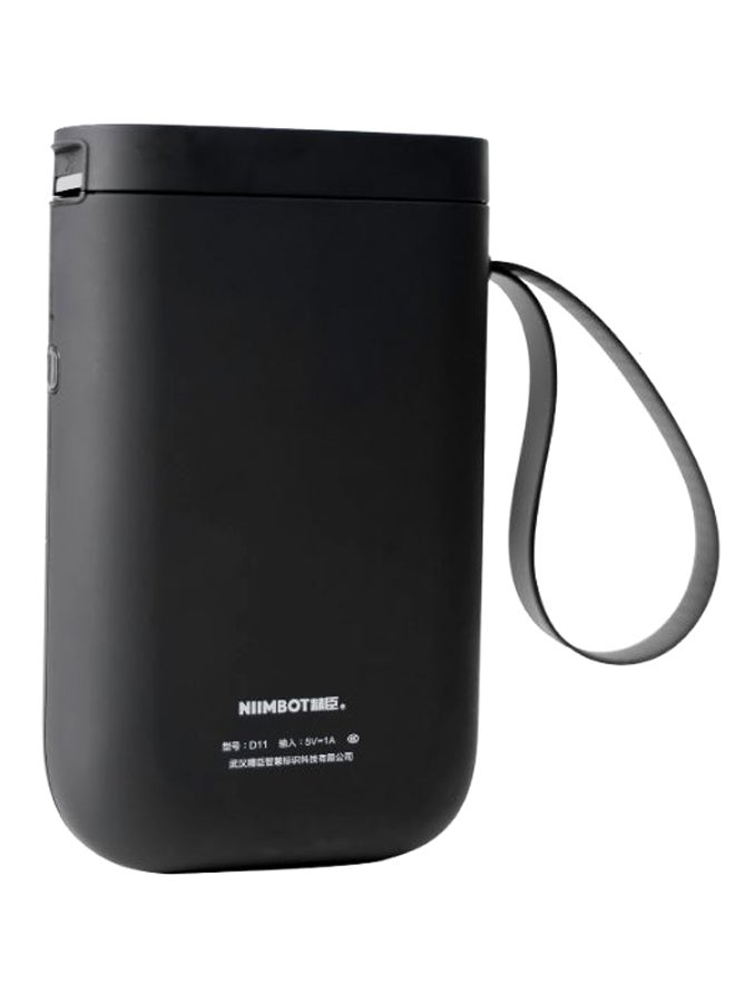 Portable Handheld Thermal Label Printer Black  - Image 1