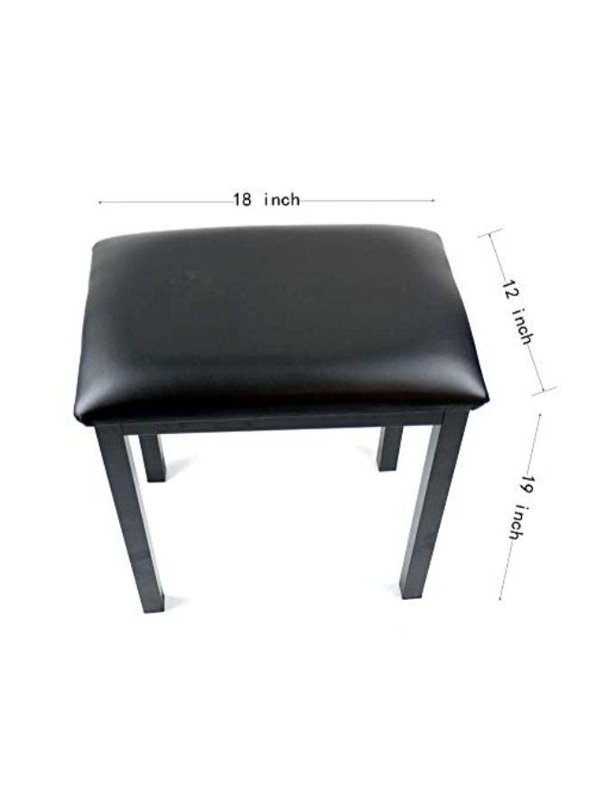 Mike Music Padded Wooden Piano Bench - Image 3