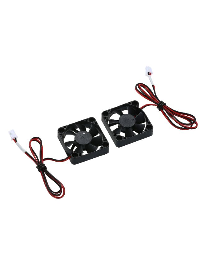 2-Piece Brushless Cooling Fan Set Black  - Image 1
