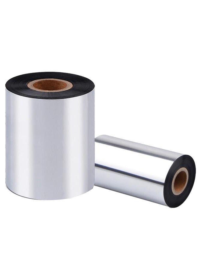 Thermal Transfer Wax Ribbon Roll Width 40-110mm * 300m Barcode Printing Ribbon for Printer Multicolour  - Image 1