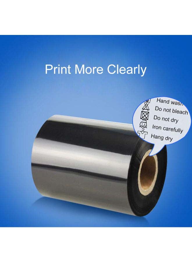 Thermal Transfer Wax Ribbon Roll Width 40-110mm * 300m Barcode Printing Ribbon for Printer Multicolour  - Image 3