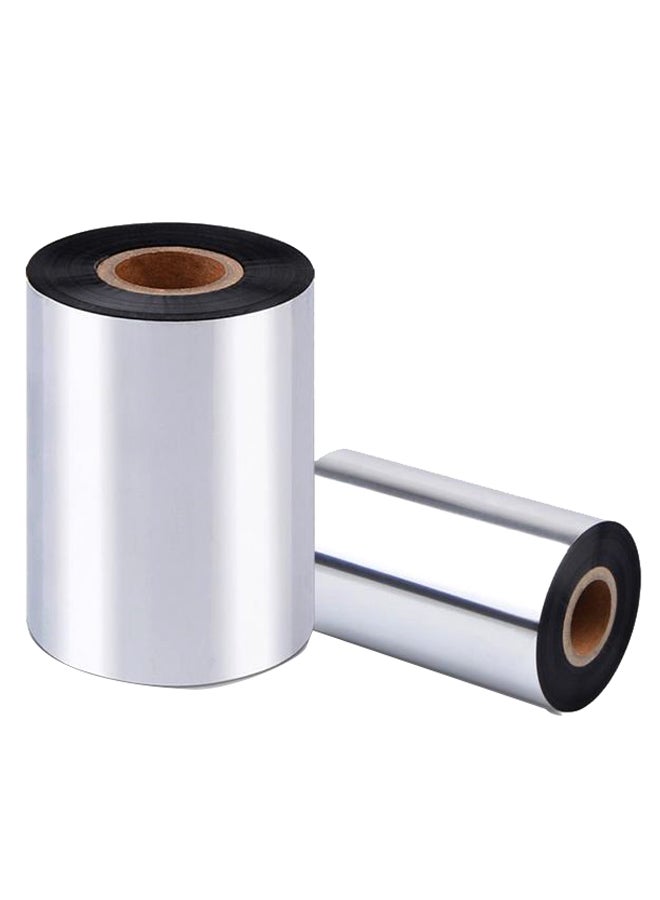 Thermal Transfer Wax Ribbon Roll Width 40-110mm * 300m Barcode Printing Ribbon for Printer Multicolour  - Image 1