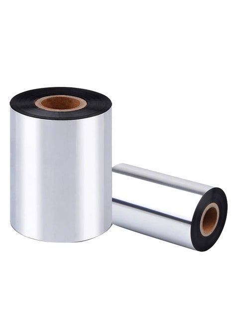 Thermal Transfer Wax Ribbon Roll Width 40-110mm * 300m Barcode Printing Ribbon for Printer Multicolour