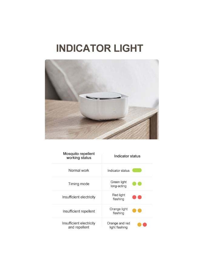 Generic - Xiaomi Mijia 3Pcs Mosquito Repellent Basic Version Timing Mode Silent Fan Driver Portable for Home Summer white - Image 1