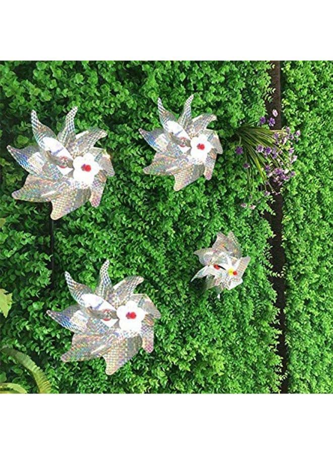 10Pcs Bird Repellent Pinwheel Reflective Sparkly Pin Wheels Protect Garden Plant Flower Bird Rpellent Windmill Garden Decoration multicolour 8.00*1.00*8.00cm - Image 3