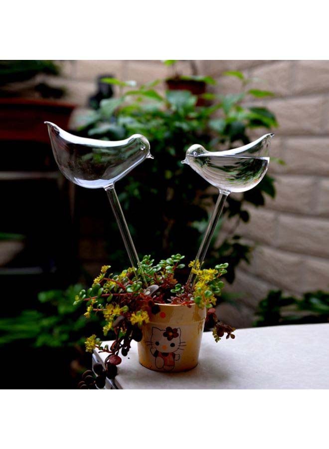 Maston - Waterer Bird Self Watering Bulb Hand Blown Clear Glass Plant Transparent 26.00 * 1.00 * 10.50cm - Image 1
