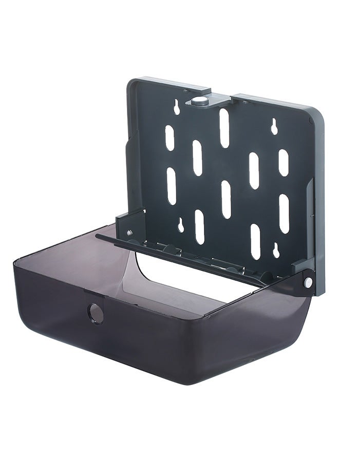 Generic - Wall Mounted Paper Towel Dispenser Black 28x11x21.5cm - Image 1