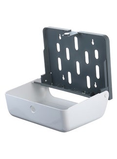 Wall Mounted Paper Towel Dispenser White/Grey 28x11x21.5cm