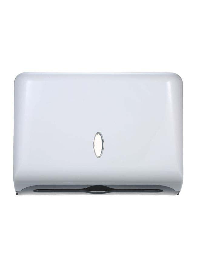 Generic - Wall Mounted Paper Towel Dispenser White/Grey 28x11x21.5cm - Image 1
