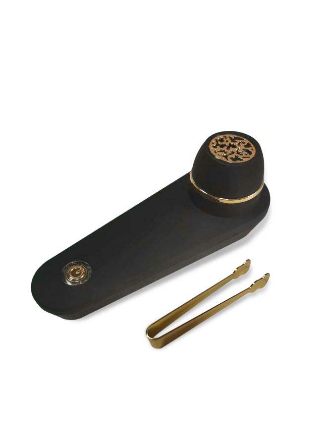 جهاز حرق بخور مع USB أسود 14.5x5.5x5.8سم - Image 2