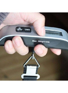 Generic Digital Luggage Weight Scale Grey/Black  - Image 2