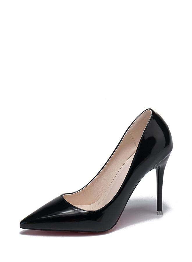 Stiletto Heeled Pumps Black - Image 2