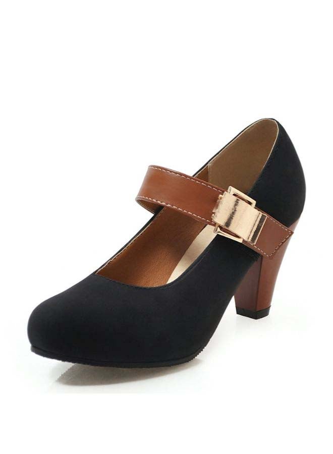 Heeled Dress Sandals Black/Brown  - Image 2
