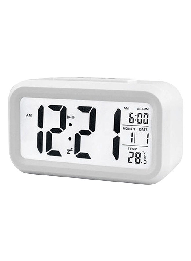 Generic - Digital Alarm Clock White - Image 1