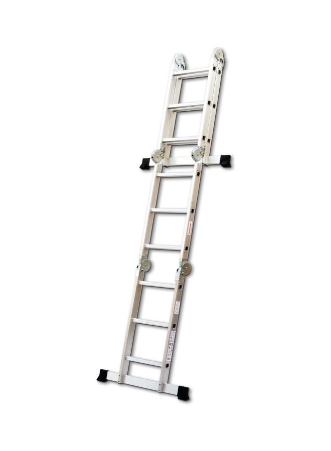 Workman Multipurpose Steps Ladder Silver/Black 4x5meter - Image 2