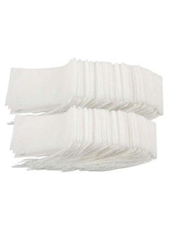 Generic 200-Piece Drawstring Disposable Empty Tea Bag Set White  - Image 1