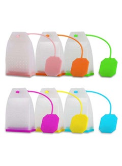 6-Piece Reusable Tea Bag Set Multicolour
