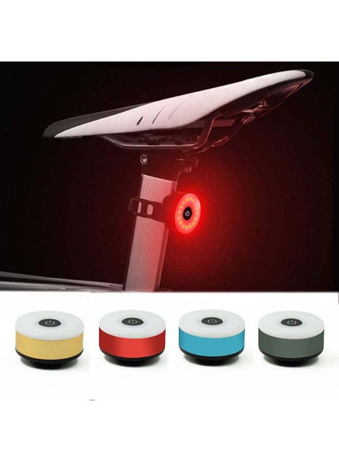 قطعتان من مصباح دراجة خلفي مضاد للماء وقابل لإعادة الشحن ومزود بمنفذ USB، منتج مناسب كإضاءة خلفية للدراجة (لون رمادي) 12*2*5سم - Image 3