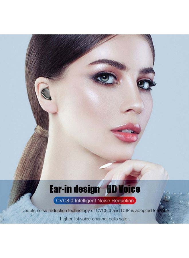 Generic - G6S TWS BT 8D Mini Wireless Earphone Headset With 3500mAh Power Bank Black - Image 1
