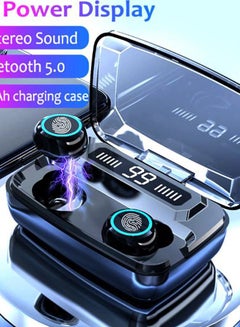 M11 TWS BT 5.0 Wireless Earphones With 2000mAh Power Bank Black