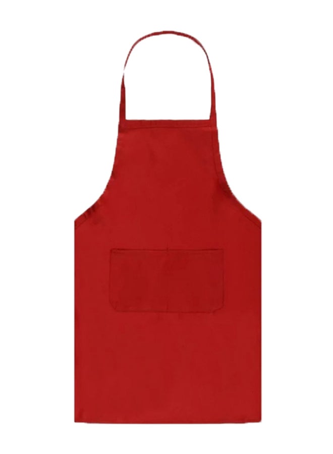 Waterproof Kitchen Apron Red One Size