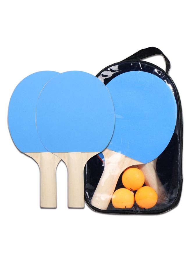 Generic 5-Piece Table Tennis Racket And Balls Set 27.0x17.0x7.0cm  - Image 2