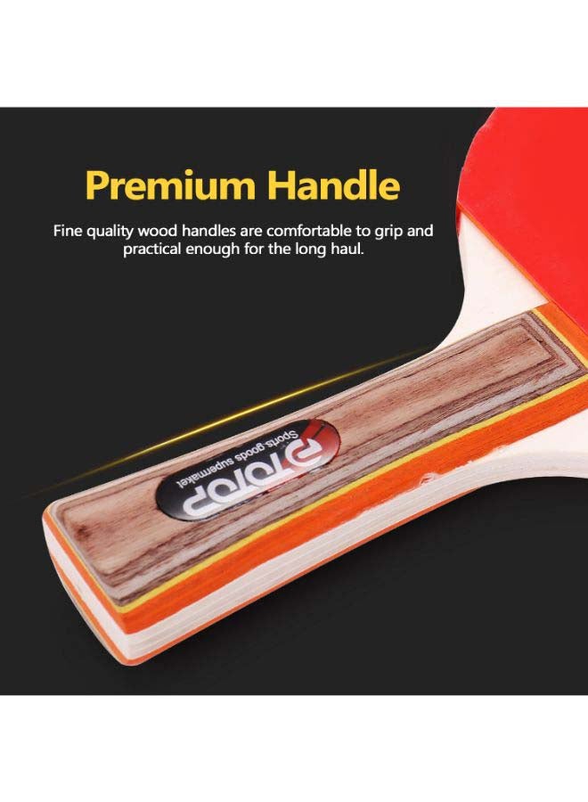 Generic 4-Piece Table Tennis Racket And Balls Set 30.0x20.0x5.0cm  - Image 2