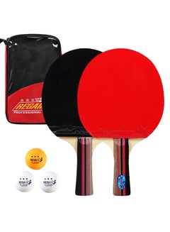Generic 6-Piece Table Tennis Racket Set 28.0x17.5x2.5cm  - Image 1