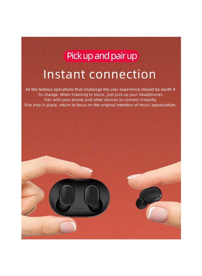 Generic - A6S TWS BT 5.0 Twins True-Wireless Earphones With Mic White - Image 1