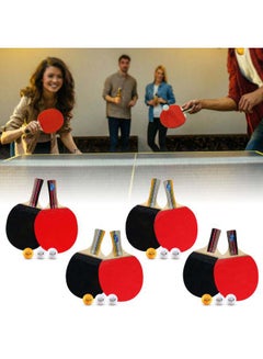 Generic 6-Piece Table Tennis Racket Set 28.0x17.5x2.5cm  - Image 3