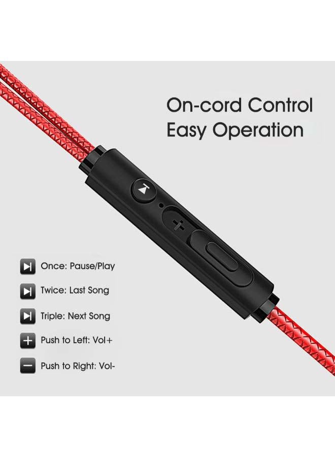 Generic - G5 Type-C Gaming Earphones With Microphone Red/Black - Image 1