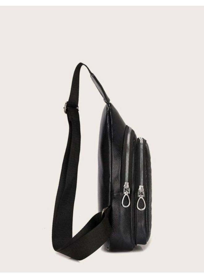 Generic Men Shoulder Bag Black  - Image 3