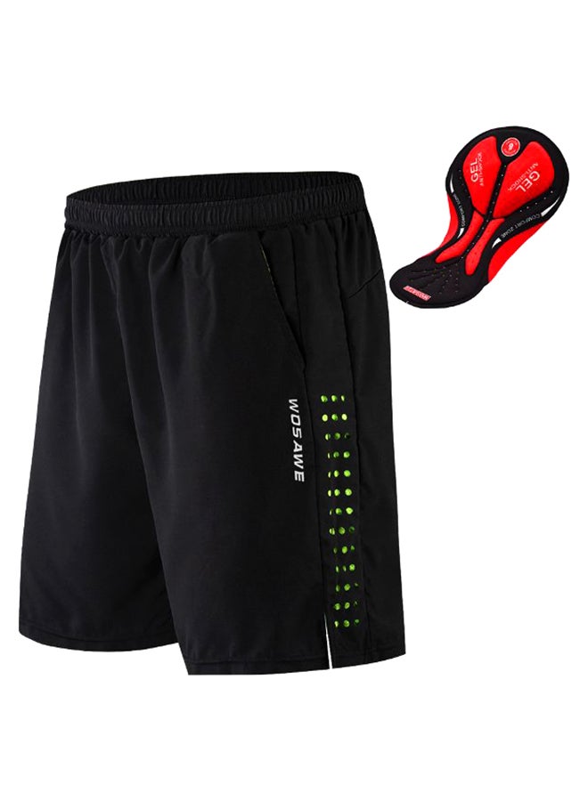 Generic Bike Shorts With 3D Gel Pad XXL  - Image 1