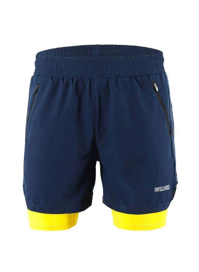 Generic 2 In 1 Quick Drying Running Shorts L  - Image 2