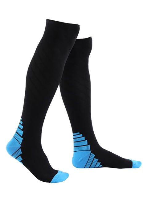 Pair Of Calf Length Compression Socks L