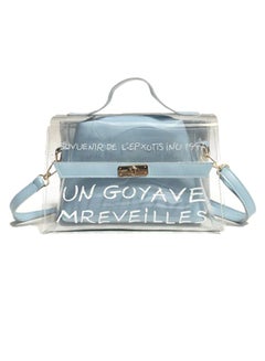Simple Style Shoulder Bag Blue