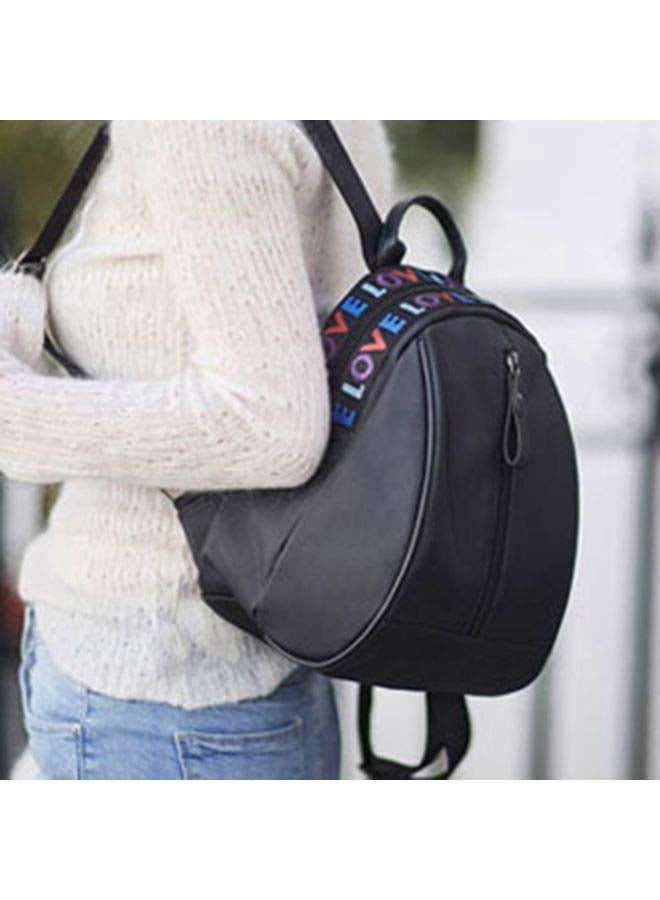 Colorful Ribbon Backpack Black - Image 3