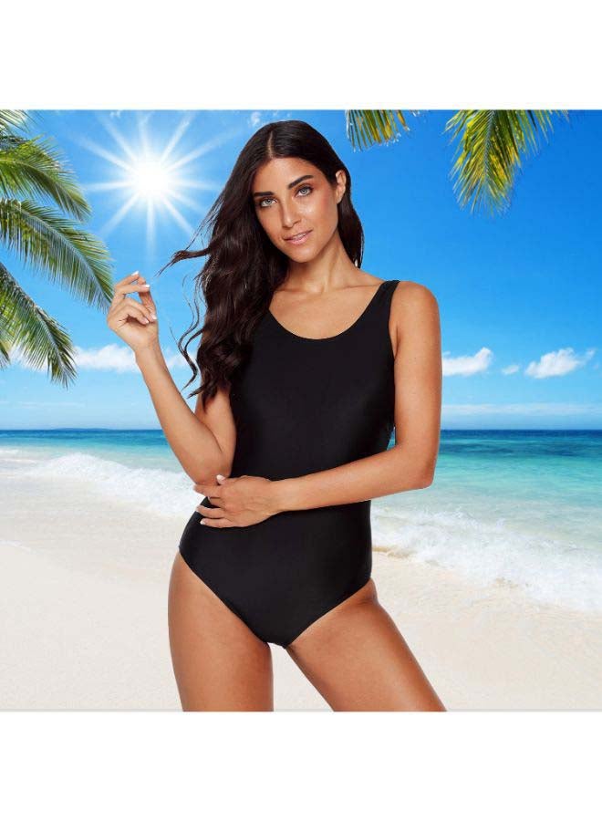 Generic - Women One Piece Swimsuit with Detachable Padded Cups X Back Swimming Suit 25.0x20.0x4.0cm - Image 1