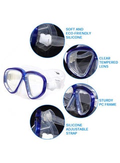 Generic Snorkel Goggles With Pair Of Swimming Fins 70.0x27.8x0.1cm  - Image 2