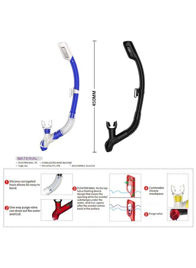Generic - Snorkel Goggles With Pair Of Swimming Fins 70.0x27.8x0.1cm - Image 1