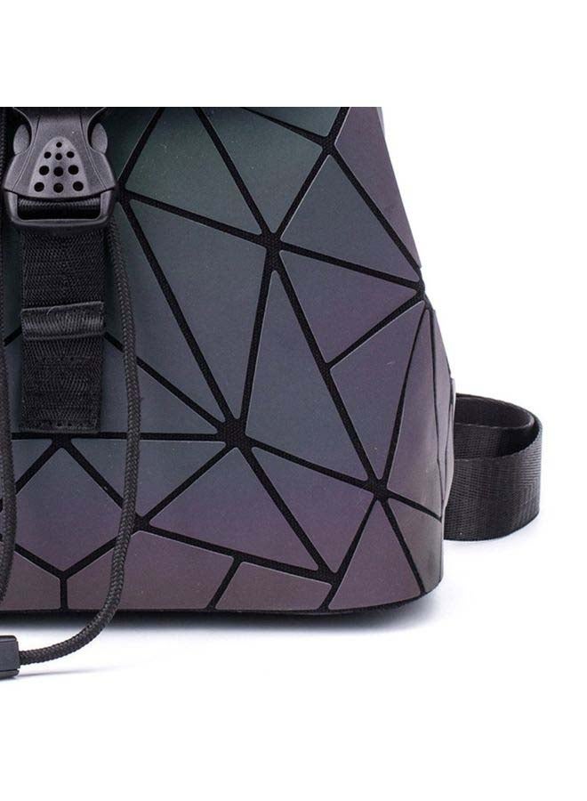 Rhombic Geometry Backpack Green  - Image 3