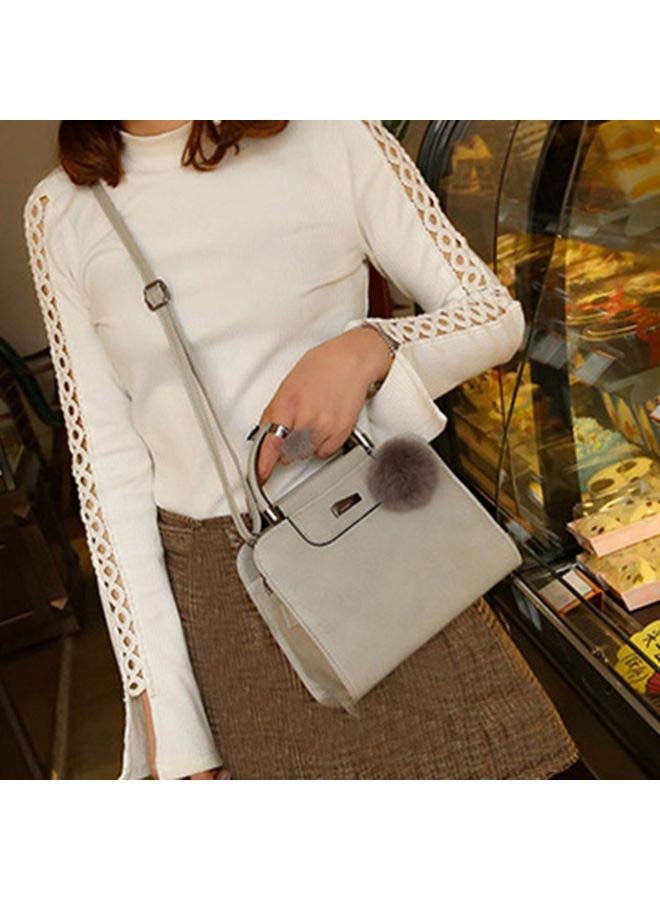 Single Strap Shoulder Bag Gray  - Image 3